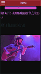 Mobile Screenshot of mattwallermusic.com